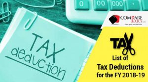 income tax deductions for FY 2018-19