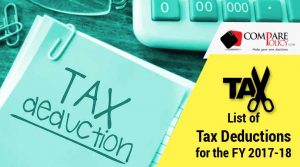 income tax deductions for FY 2018-19