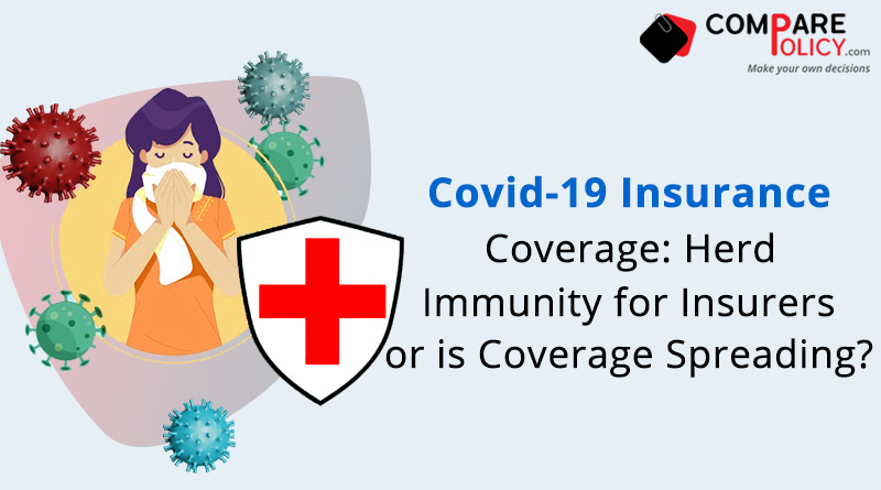 Covid-19 insurance coverage Herd immunity for insurers or is coverage spreading